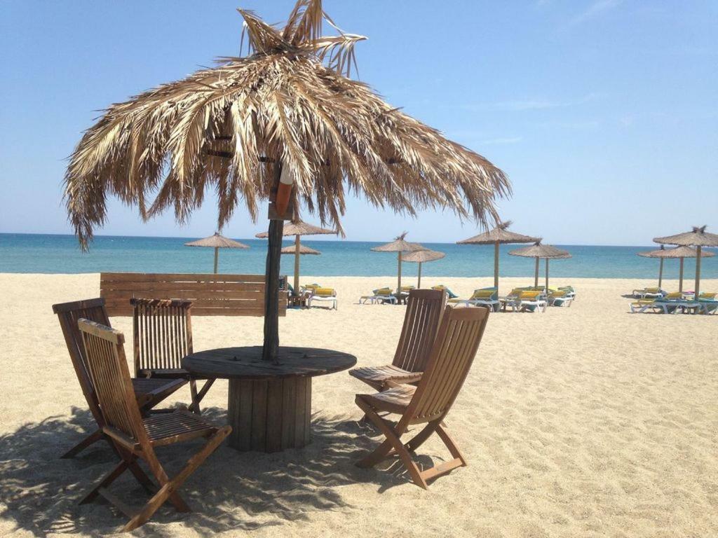 Barcaresa-Villa Vue Mer Acces Direct Plage - Piscine Le Barcarès Exteriör bild